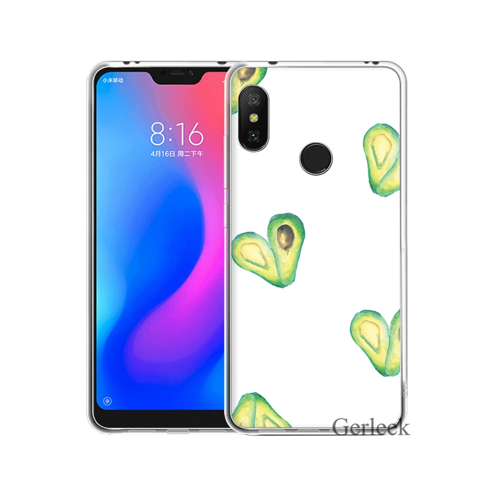 Мобильный чехол для телефона для Redmi K20 7A GO S2 4X 4A 5A 6A Note 7 Pro, жесткий чехол с милым авокадо фруктовым покрытием