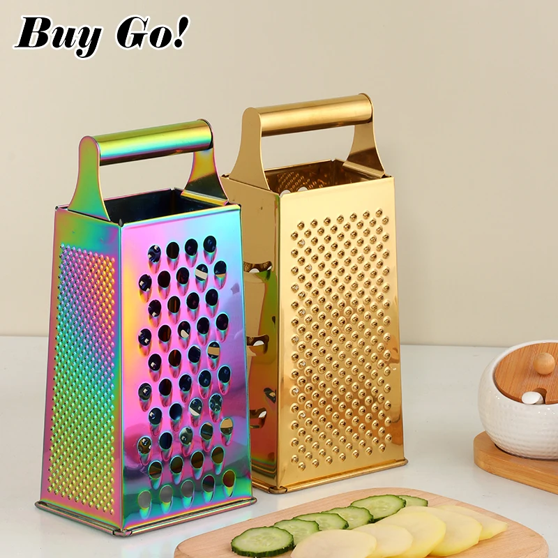 1/2PC Gold Multi-functional Grater Potato Masher Ricer Vegetable Fruits Tool Fruit Slicer Peeler Carrot Shredder Kitchen Gadgets