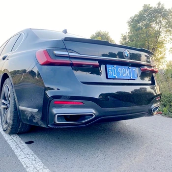 

For BMW 7 Series G11 G12 730 740 750 Spoiler 2019 2020 2021 High Quality ABS Material V Style Car Wing Accessories Body Kit