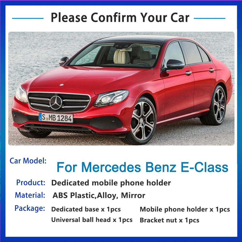 Autotelefon halter für Mercedes Benz E Klasse 2018 2022 2017-2019 w213  feste Halterung Ständer mobile Schwerkraft verbindung kabelloses Ladegerät  - AliExpress