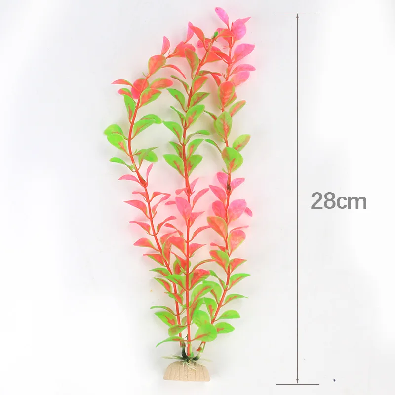 10pcs/Lot * Fish tank aquarium landscaping decoration simulation water grass plastic silk flower fake water grass CA02-S
