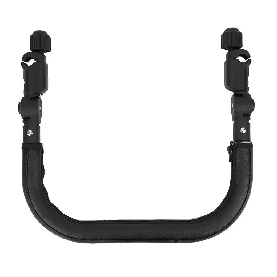 Baby Stroller Bumper-Bar Front-Handle Armrests-Protector Grip-Carriage Black Soft