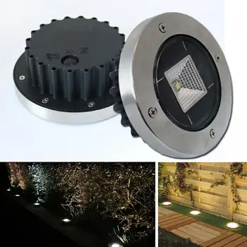 

Studyset Solar Power Buried Light Waterproof Solar Light LED Garden Round Underground Yard Road Lawn Path Lamp