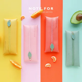 

Note Cortex Pencil Case Fruit Flavor Follow One's Inclinations Series Creativity Simple Hand Account Stationery Bag 4 Money