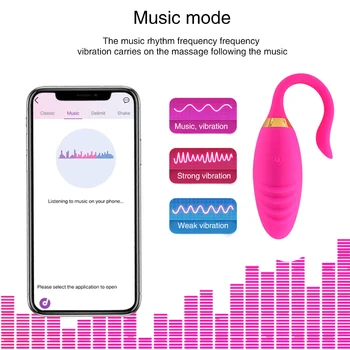 App Control Vibrator Love Eggs Wireless Control G-spot Clit Stimulator Vaginal Ball Female Masturbator Erotic Toys For Adults 3