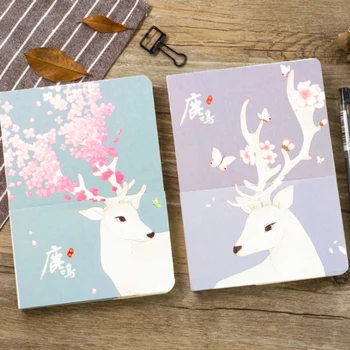 

Cute Kawaii Journal Diary Notebook Paper Vintage Retro Notepad Book For Kids Office School Student Stationery Gift