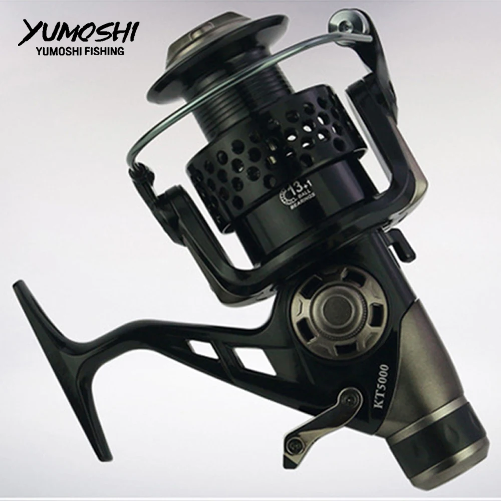 New Double Brake Fishing Reel 3000-8000 series reel Carp Fishing Feeder Spinning Reel Spinning wheel type fishing wheel KT