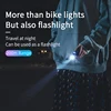 ROCKBROS велосипедный передний светильник, водонепроницаемый, USB, перезаряжаемый, велосипедный светильник, 400 лм, велосипедный головной светильник светодиодный, 2000 мА/ч, флеш-светильник, MTB, велосипедная лампа ► Фото 3/6