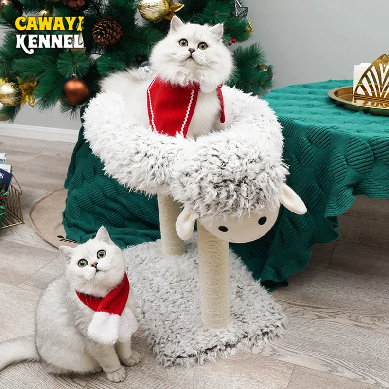 Питомник CAWAYI для кошек скалолазание Когтеточка прыгающая платформа домик