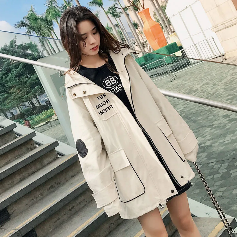 

Photo Shoot Workwear Coat WOMEN'S Dress Students 2019 Early Autumn New Style Korean-style Loose-Fit Versatile INS Fashion BF Spo