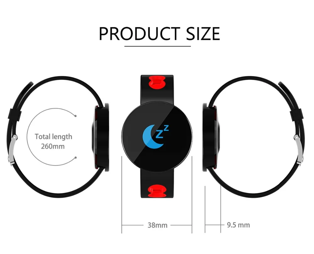 696 LJL11 Z8 Round Alloy body Smart Bracelet Fitness Tracker Watch Waterproof Band Sleep Monitoring Weather Forecast Smart Band