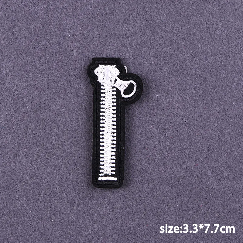 Description Picture 6 of itemPunk Skull Patches For Clothes Cool Characters Patches On Clothing Hippie Fashion Iron On Patches Sewing Accessories
