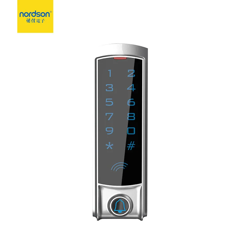 ID Version 125Khz Nordson открытый водонепроницаемый металлический Автономный RFID сенсорный экран контроля доступа кардридер с клавиатурой WG 26 выход/вход - Цвет: ID Version 125Khz