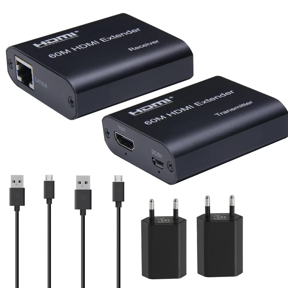Estensore HDMI su cavo singolo Ethernet Cat5e/6, supporta