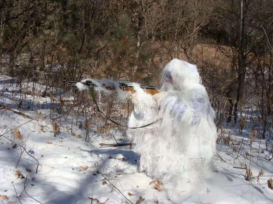 para neve e caminhada, Uniforme branco, Inverno