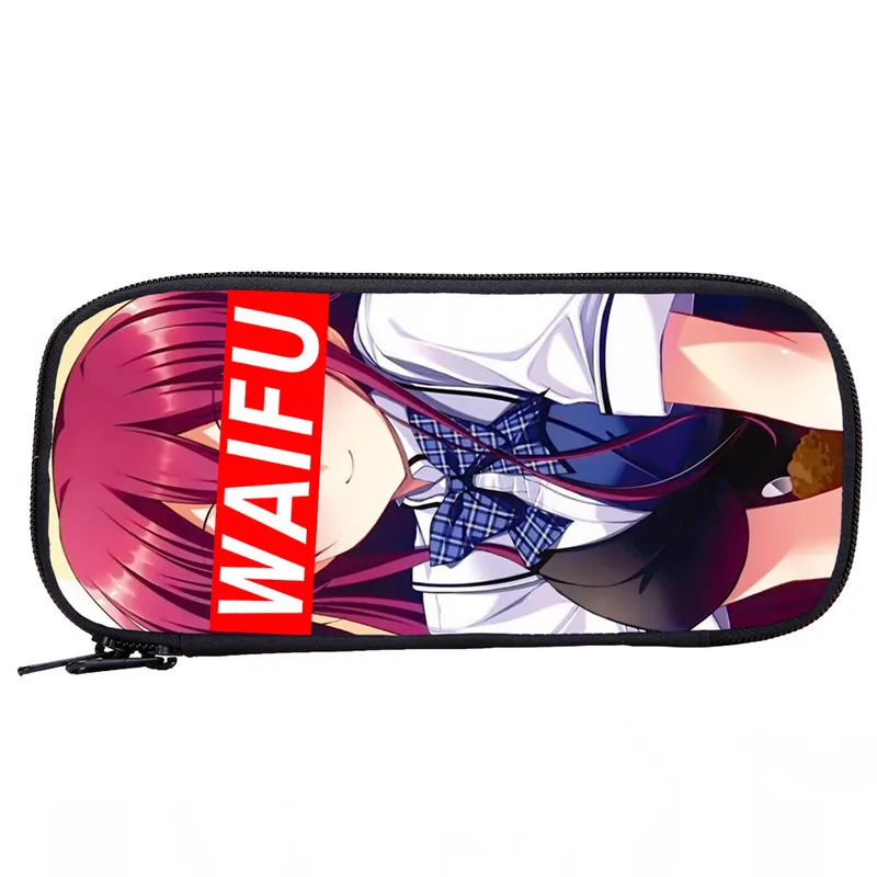 Кошельки для мальчиков ручка для девочек Сумка Sugoi Senpai Waifu материал Kawaii аниме Rem ручка чехол для детей школьные принадлежности пенал мешок основной - Цвет: DSTPB4076410-S1093