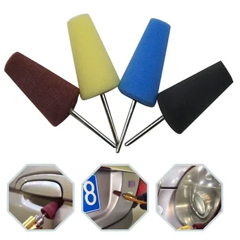 

Auto Car Cone Metal Foam Pad Car Repair Car Cleaning Tool Waxing Sponge Polisher Tyres Wheel Wheel Hub Tools Car Accessories