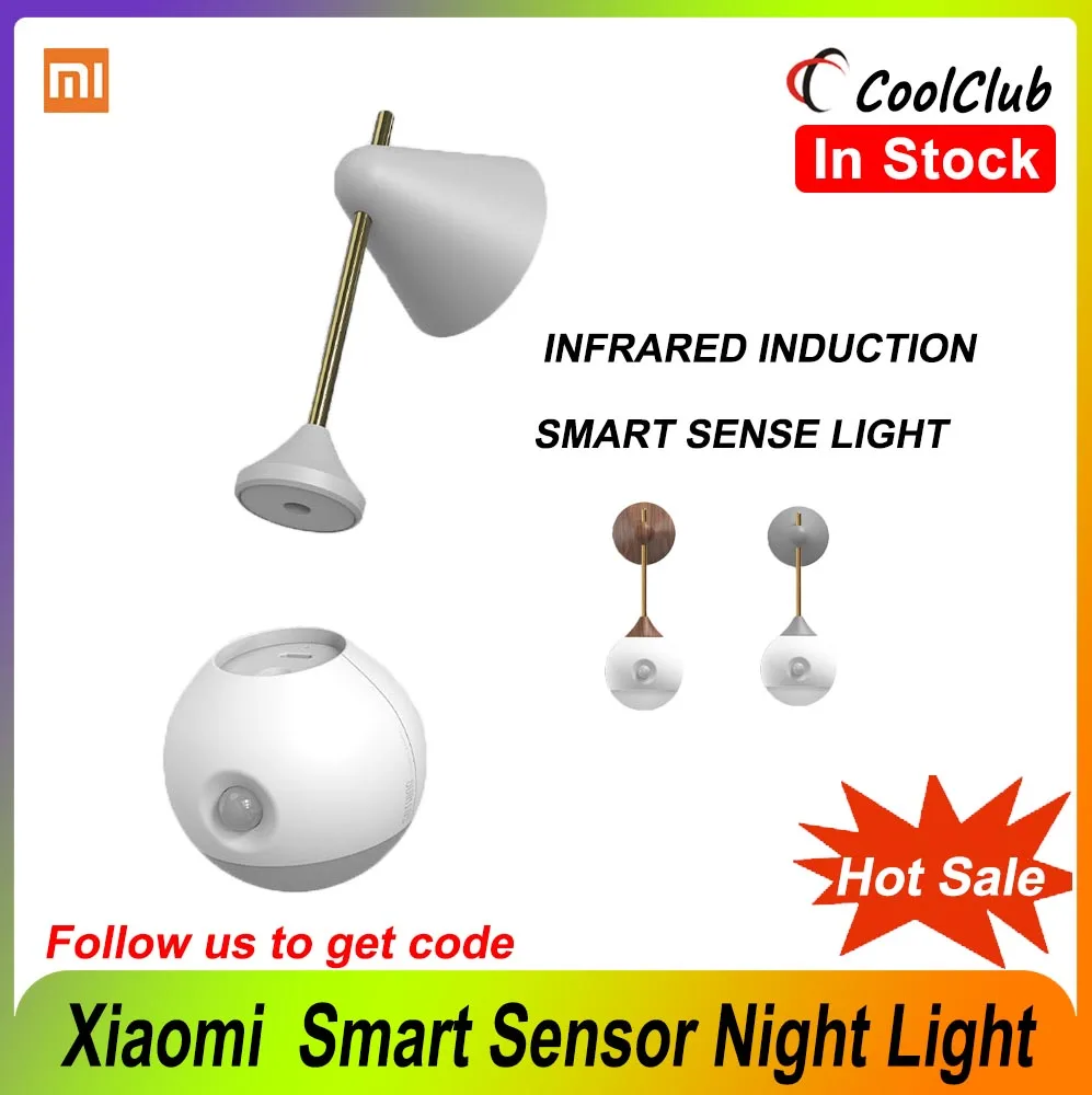 Xiaomi Sothing Солнечный умный датчик Ночной свет инфракрасный тела USB зарядка дом