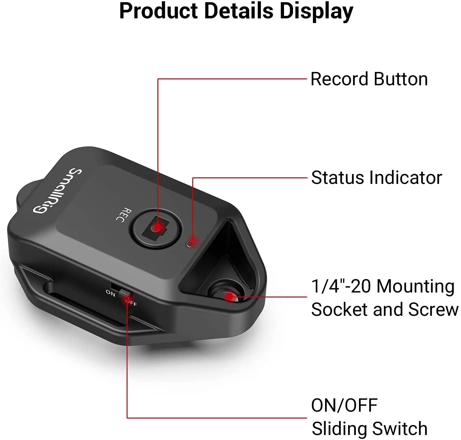 SmallRig Wireless Remote Control for Sony Cameras 2924
