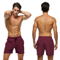 Datifer Summer 2025 Mens Shorts Solid Color Gym Mesh Liner With Zipper Pockets Beach Quick Dry Bermudas Masculina Swimsuits 2