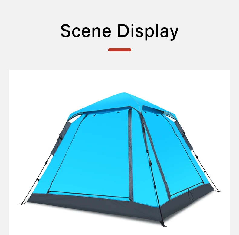 Bswolf Automatic Family Camping Tent 4 
