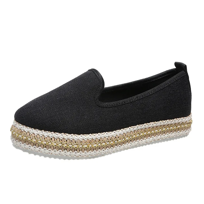Fashion Loafers Women Flats Shoes Woman Europe 2022 New Round Toe Casual Slip-on Shoes for Women Sneakers Fisherman Shoes