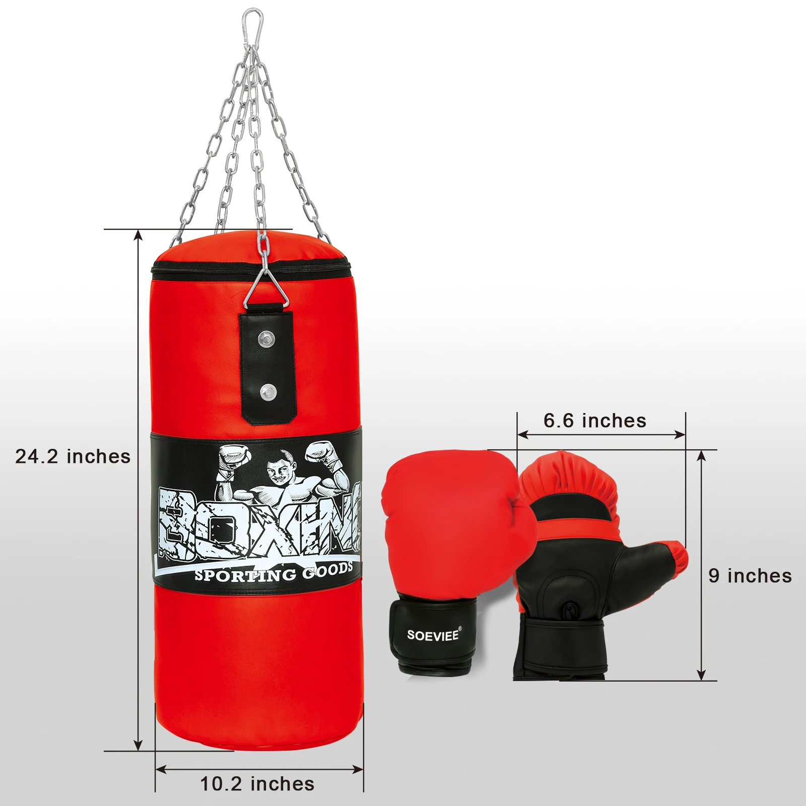 Buy QPAU Larger Stable Punching Bag for Kids Tall 66 Inch Inflatable Boxing  Bag Gifts for Boys  Girls Age 512 for Practicing Karate Taekwondo MMA  and to Relieve Pent Up Energy