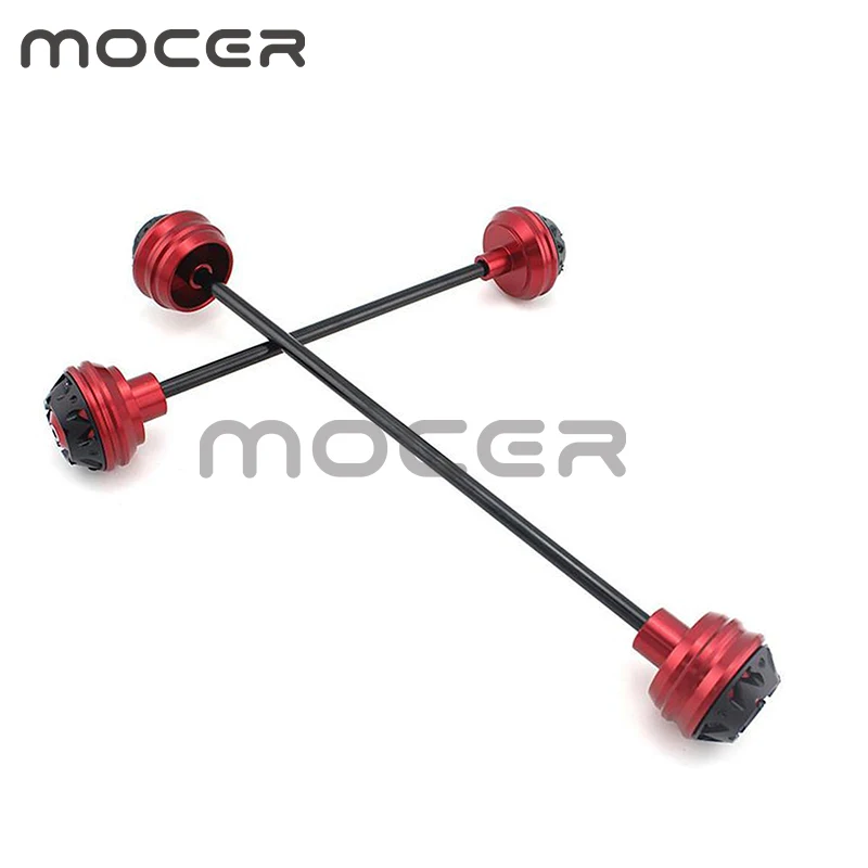 

DS Front+Rear Axle Fork Crash Sliders Wheel Protector Set for BMW HP4 S1000RR S1000R 09-16