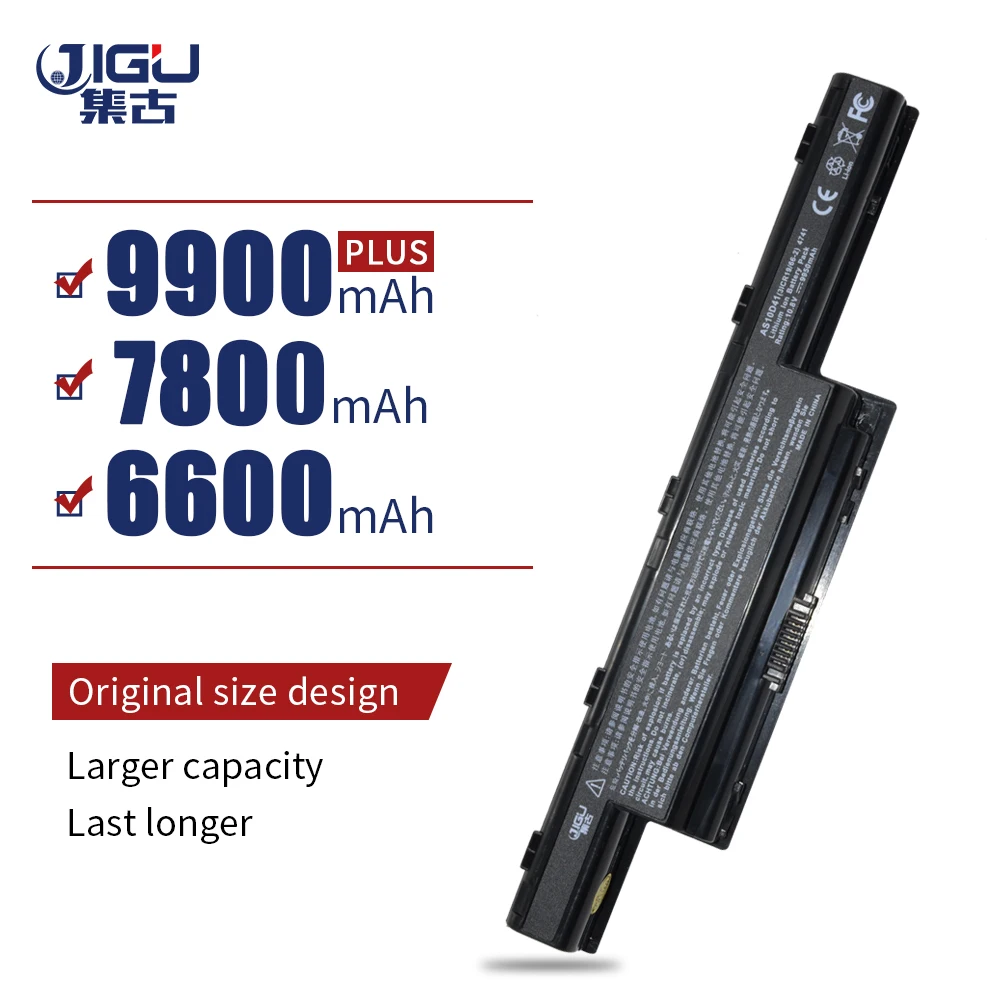 Перезаряжаемый аккумулятор JIGU 9Cell E1 для ноутбука ACER Aspire 4741 4741TG V3-771G 4743 4743G 4743Z E1-421