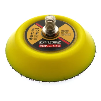 

3 Inch Pneumatic Polishing Disc Adhesive Sponge Buffing Disc Sanding Wheel M8 Abrasive For Rust Removal And Polishing