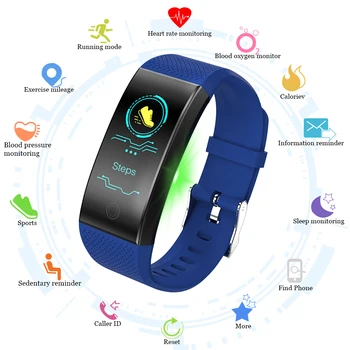 

Sport Smart Band Bracelet Women Men QW18 IP68 Waterproof Smart Wristbands Smartband blood pressure fitness Tracke Watch