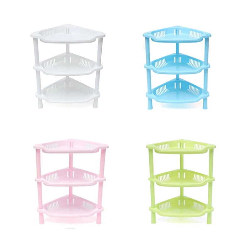 3 Tier Plastic Corner Shelf Organizer Cabinet Bathroom Kitchen Sundries Storage Rack | Автомобили и мотоциклы