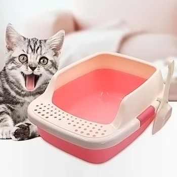

Pet Dog Toilet Bedpan Cat Litter Box Cat Dog Tray Teddy Anti-Splash Toilette Puppy Cat Indoor Home Plastic Sandbox