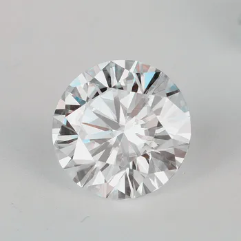 

Test Positive Including Certificate VVS Lab Grown Moissanite Diamond GH Color Brilliant Cut 4 Carat 10mm