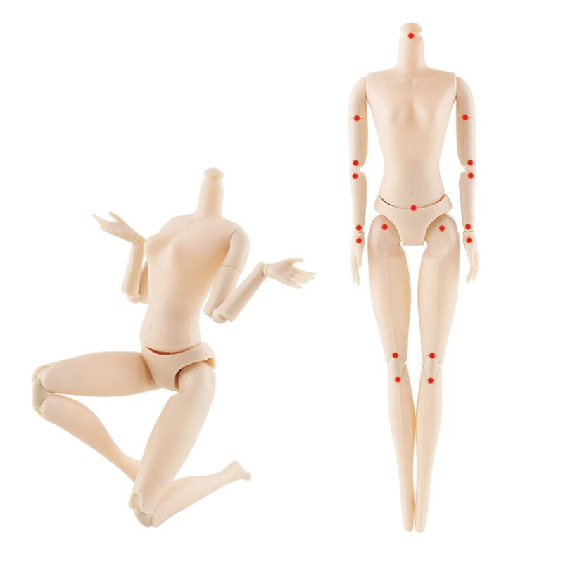 1/6 30 см BJD куклы 3D глаза 20 суставов подвижное телесное тело DIY прямые золотые