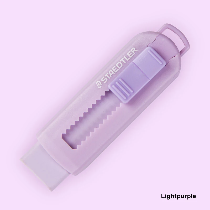 Lightpurple Pushable эскизный ластик без ПВХ Мягкий Выдвижной креативный ластик Заправка для ученика Ребенка Рождественский подарок школьные канцелярские принадлежности - Цвет: Lightpurple