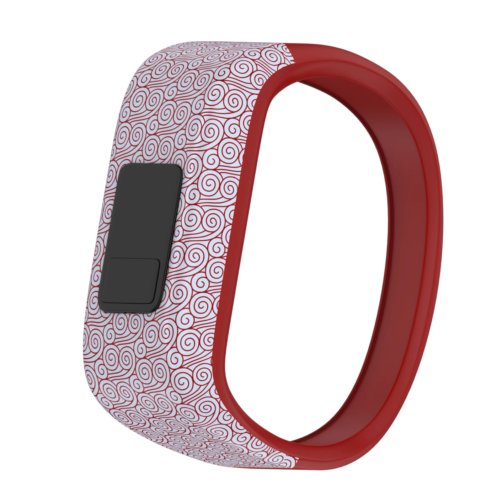 red cloud Яркие силиконовые часы ремешок для Garmin Vivofit JR JR2 спортивные камуфляжные браслеты для Garmin Vivofit JR/Vivofit JR2 - Цвет: red cloud