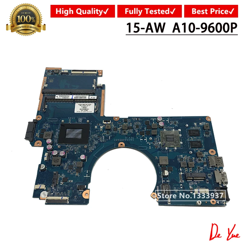 For HP 15-AW 15-AU G54A Mainboard 856272-001 856272-601 856272-501 DAG54AMB6D0 Laptop Motherboard A10-9600P | Компьютеры и офис