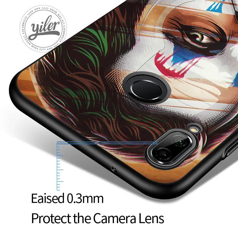 Джокер черный мягкий чехол для телефона для huawei P30 lite чехол P20 P10 P9 lite P30 Pro P smart чехол для телефона s NOVA 3 3i 2