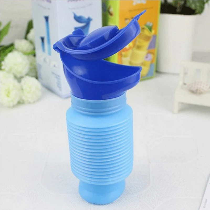 

750ML Mini Toilet For Travel Camp Hiking Potty Children Training Foldable Car Outdoor Portable Urine Bag Women Men Children