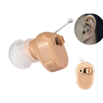

Mini Size Ear Hearing Aid Sound Amplifier K-188 Micro Wireless Hearing Aids for Elderly Invisible Hearing Device Adjustable Tone