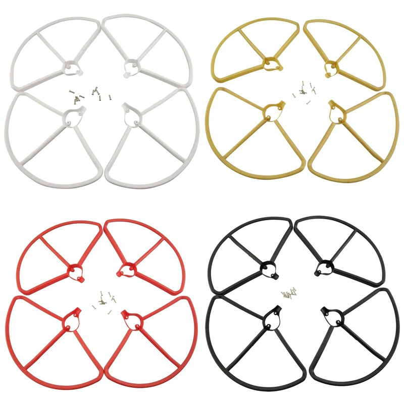 Upgrade Propeller Prop Guards Protectors Bumpers for Hubsan H501S H501C Drone RC Quadcopter Spare Parts (Yellow) | Электроника
