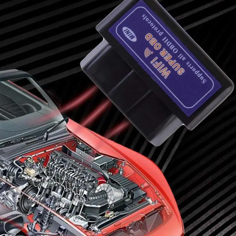 Автомобильный диагностический сканер ELM327 Wi-Fi OBD2 детектор считывание четких кодов неисправностей отображение тока Датчик данных Автомобильный сканер неисправностей