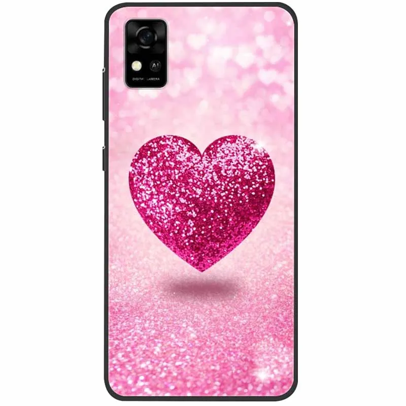Cat Lion Print TPU Silicone Phone Cover