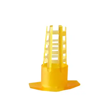 

1 Pcs Bee Queen Cage Protective Cover Beekeeping Tools Cell Protector Cages Beekeeping Tools Yellow Plastic