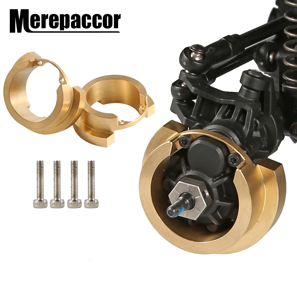 MEREPACCOR 2 шт. латунный противовес баланса для 1:10 RC Crawler Traxxas TRX-4 TRX4 82046-4 | Игрушки и