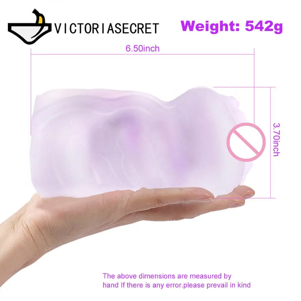 Soft Transparent silicone Sex Doll Male Masturbator 3D vagina Sex toys for men fake pussy licking Adult Toy Masturbating device