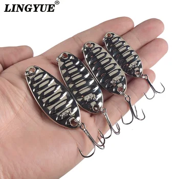 MEGA PROMO ❤️ 1PCS Metal Spinner Spoon trout Fishing Lure Hard Bait Sequins Noise Paillette Artificial Bait small hard sequins spinner - discount item 45% OFF Sports & Entertainment