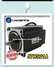 Настоящий Leadshine NEMA23 шаговый двигатель 57HS21A 8 мм вал 5A 2,1 Н. М крутящий момент 76 мм Длина 4 провода соответствие с шаговым приводом DM542