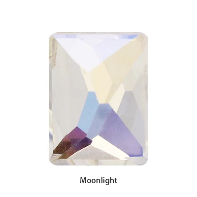 Высококачественные стеклянные стразы космический квадратный плоский задний Кристаллы Стразы для ногтей Flatback Стекло украшение из страз для украшения ногтей D - Цвет: Moonlight